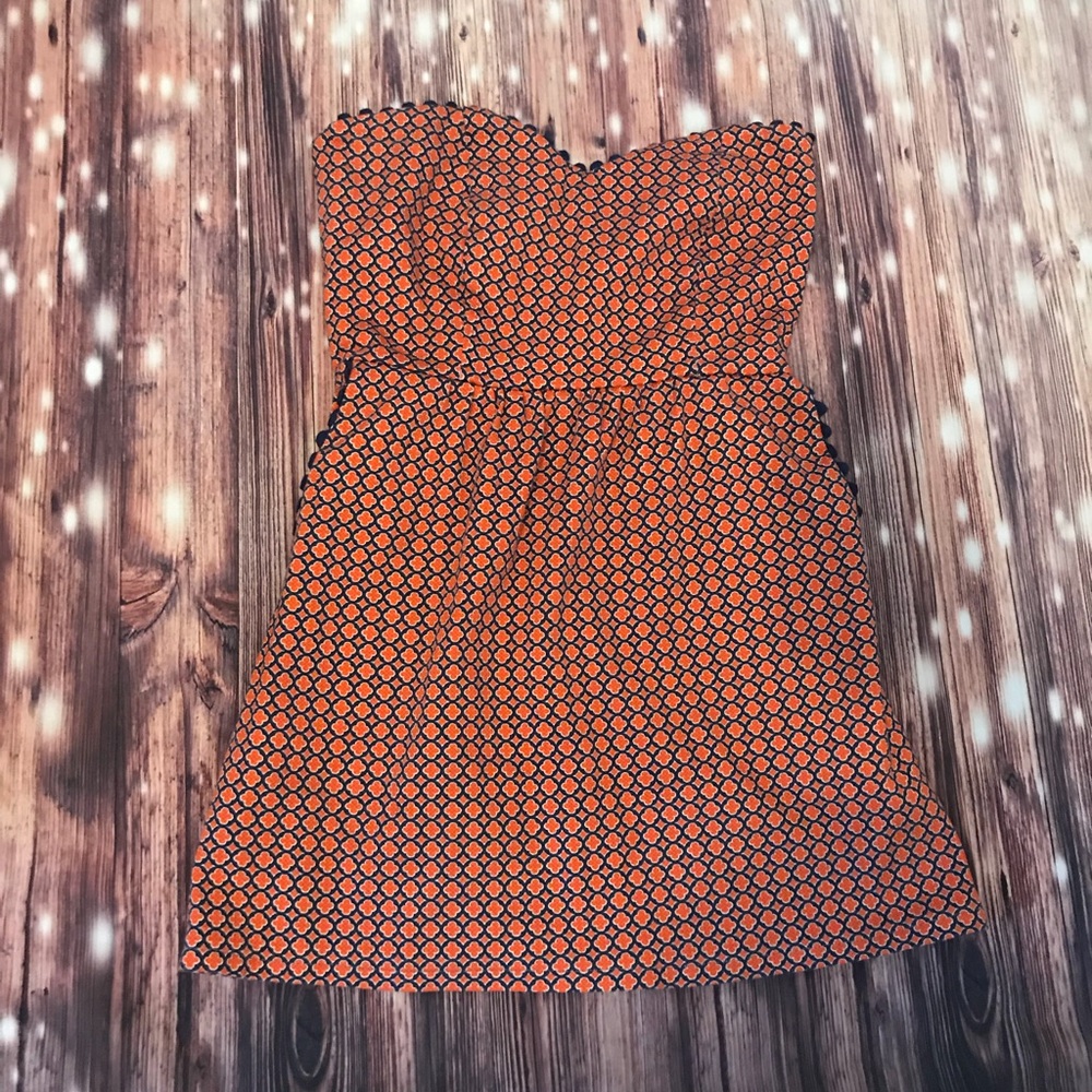 Judith March Anthropologie strapless dress